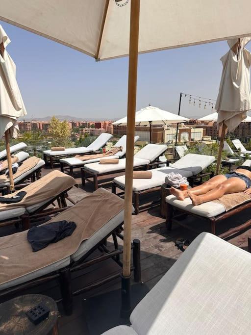 Appartement Centre Gare Gueliz Chic Et Cosy De Marrakech 马拉喀什 外观 照片